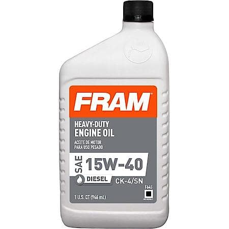 Conventional 15W-40 Diesel Engine Oil, High Soot Handling, 1 Quart