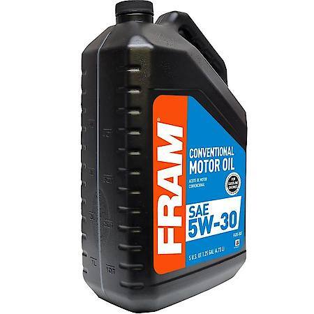 5W-30 Conventional Motor Oil, Low-Speed Pre-Ignition Control, 5 Quart