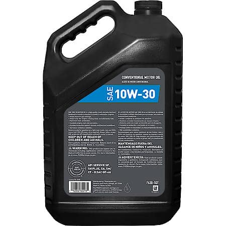 10W-30 Conventional Motor Oil, Low-Speed Pre-Ignition Control, 5 Quart