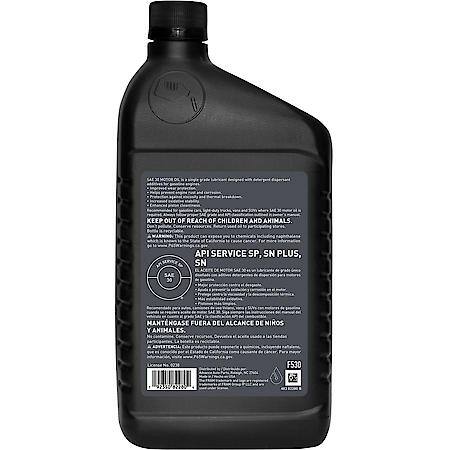 Straight-Viscosity 30W Conventional Motor Oil, Reduces Motor Wear, 1 Quart