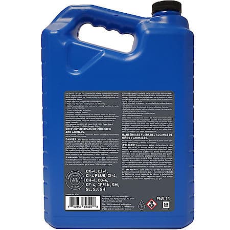 Full Synthetic Heavy Duty Motor Oil 5W-40, Improves Fuel Economy, 1 Gallon