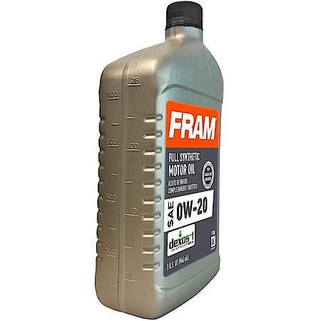 0W-20 Full Synthetic Motor Oil, Faster Oil Flow, 1 Quart