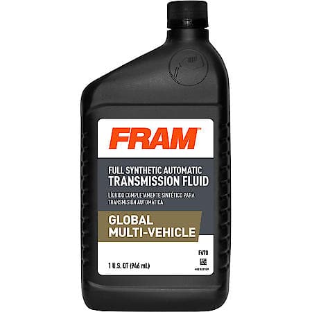 Fram Full Synthetic Global Multi-Vehicle Automatic Transmission Fluid, 1 Quart