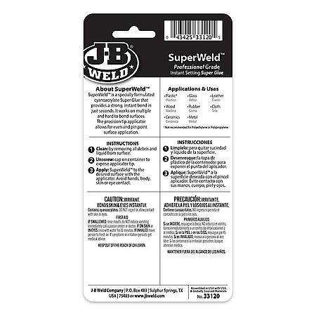 SUPERWELD INSTANT ADHESIVE 20G