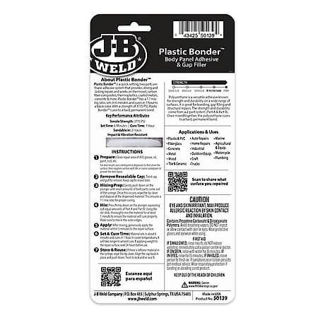 PLASTICBONDER BLACK SYRINGE - 25ML