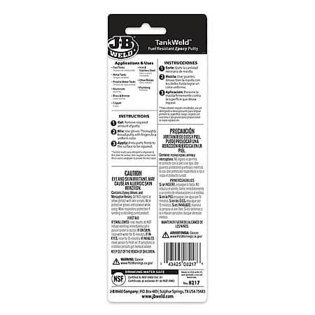 TANKWELD EPOXY PUTTY - 2 OZ