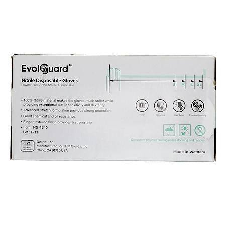 Nitrile Disposable Gloves: 6 Mil, Powder Free, Medium, 100 Count