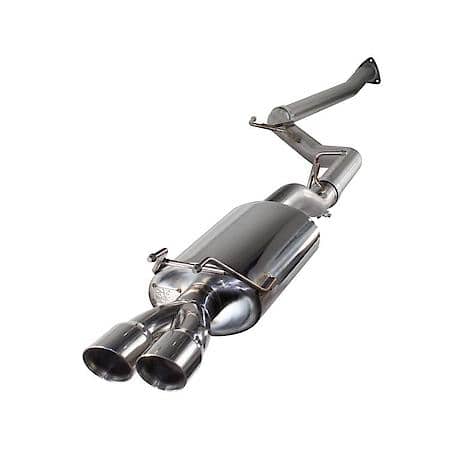 Takeda Cat Back Exhaust System: Polished Tip, 409 Stainless Steel, Unleashes All Available HP