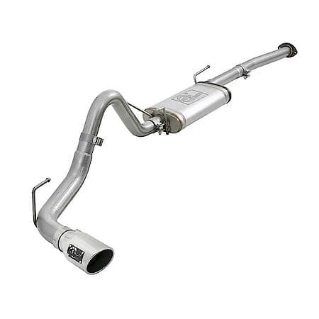 MACH Force-Xp Cat Back Exhaust System: Polished Tip, 409 Stainless Steel, Unleashes All Avail. HP