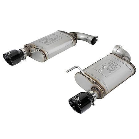 MACH Force-Xp Axel Back Exhaust System: Black Tip, 409 Stainless Steel, Unleashes All Available HP