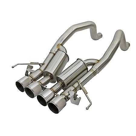 MACH Force-Xp Axel Back Exhaust System: Polished Tip, 304 Stainless Steel, Gain up to 7 HP