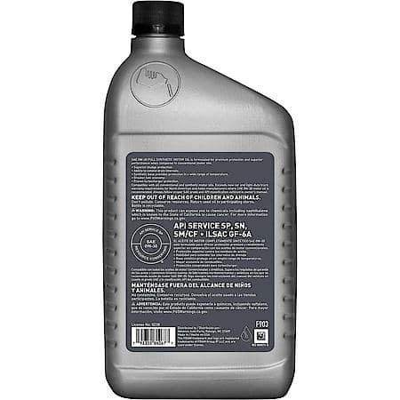 Full Synthetic 0W-30 Motor Oil, Helps Extend Engine Life, 1 Quart