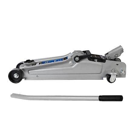 Quick Lift Low Profile Trolley Jack, 2.5 Ton: Lifting Range: 3.35 in to 14.37 in