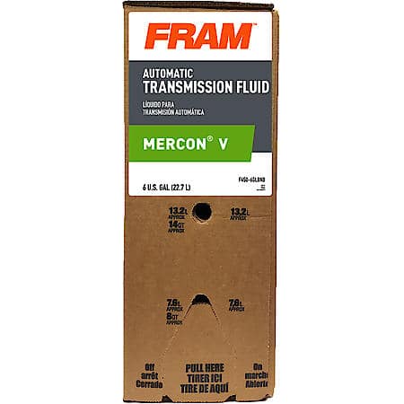 Mercon V Automatic Transmission Fluid, 6 Gallon Box