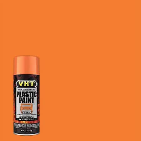 VHT, High Temperature Plastic Paint, Gloss, Orange, 11-oz