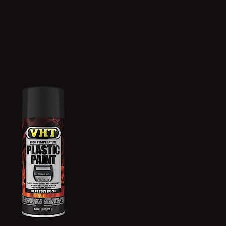 VHT, High Temperature Plastic Paint, Matte, Black, 11-oz