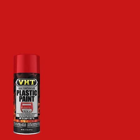 VHT, High Temperature Plastic Paint, Matte, Red, 11-oz