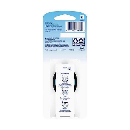 Auto Vent Clip Air Freshener, Platinum Ice, 1ct.