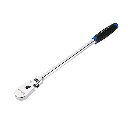 Drive Extra Long Flex Head Ratchet with Soft Grip, 90 Tooth 1/2"