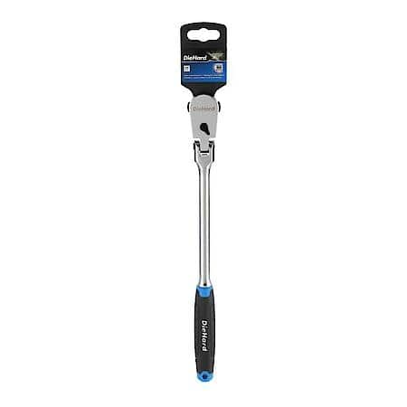 Drive Extra Long Flex Head Ratchet with Soft Grip, 90 Tooth 3/8"