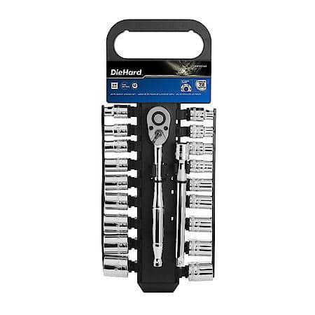 3/8, Drive Ratchet Socket Set, SAE & Metric, 20-Piece, 72 Tooth