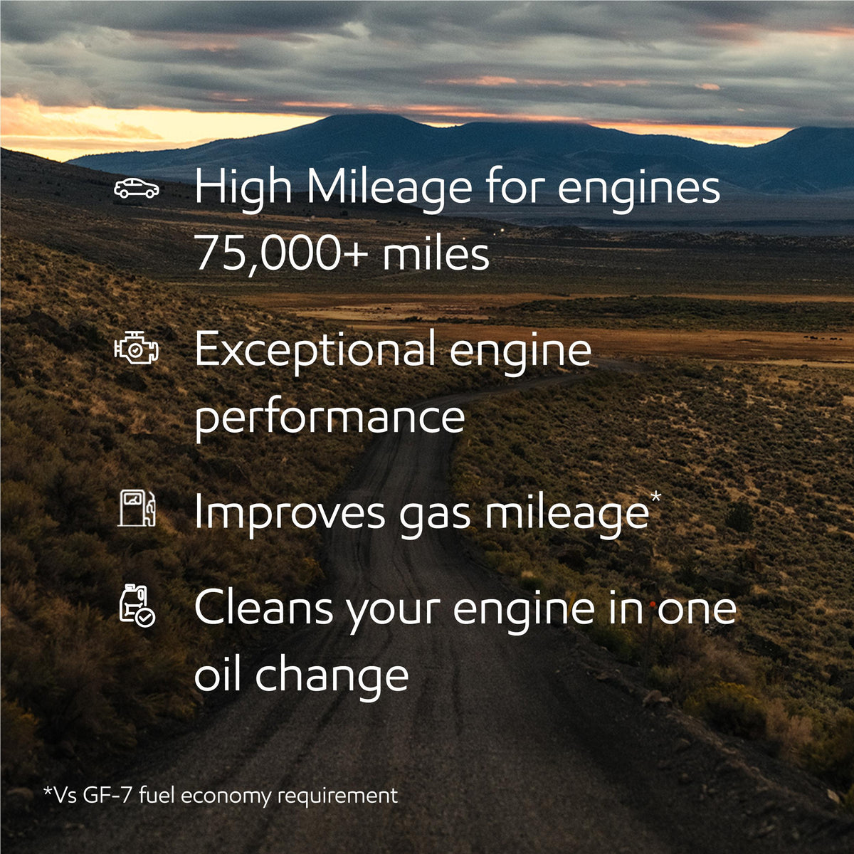 Mobil 1 Extended Performance High Mileage Full Synthetic 0W-20 Motor Oil 1 Quart 123836