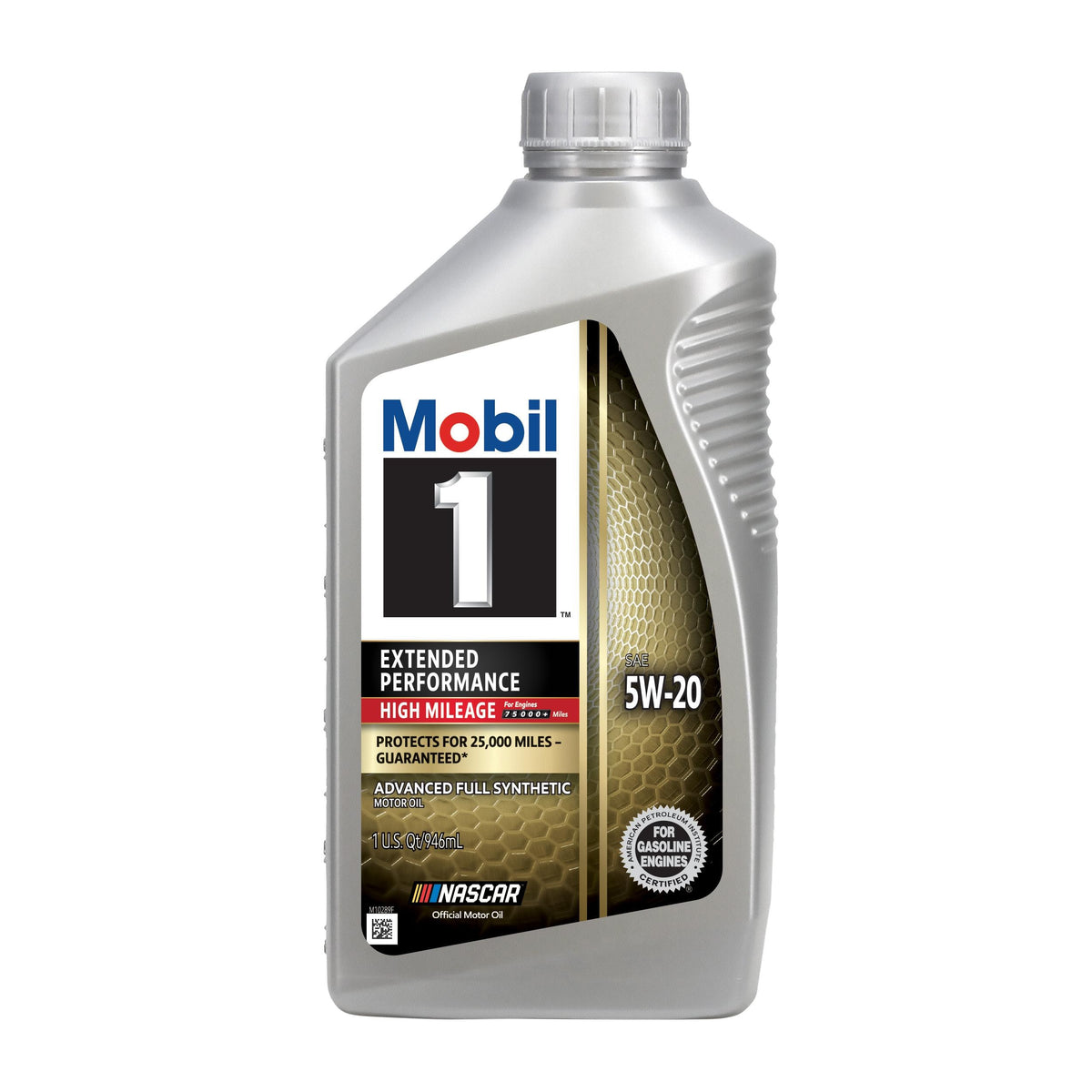 Mobil 1 Extended Performance High Mileage Full Synthetic 5W-20 Motor Oil 1 Qt 123839