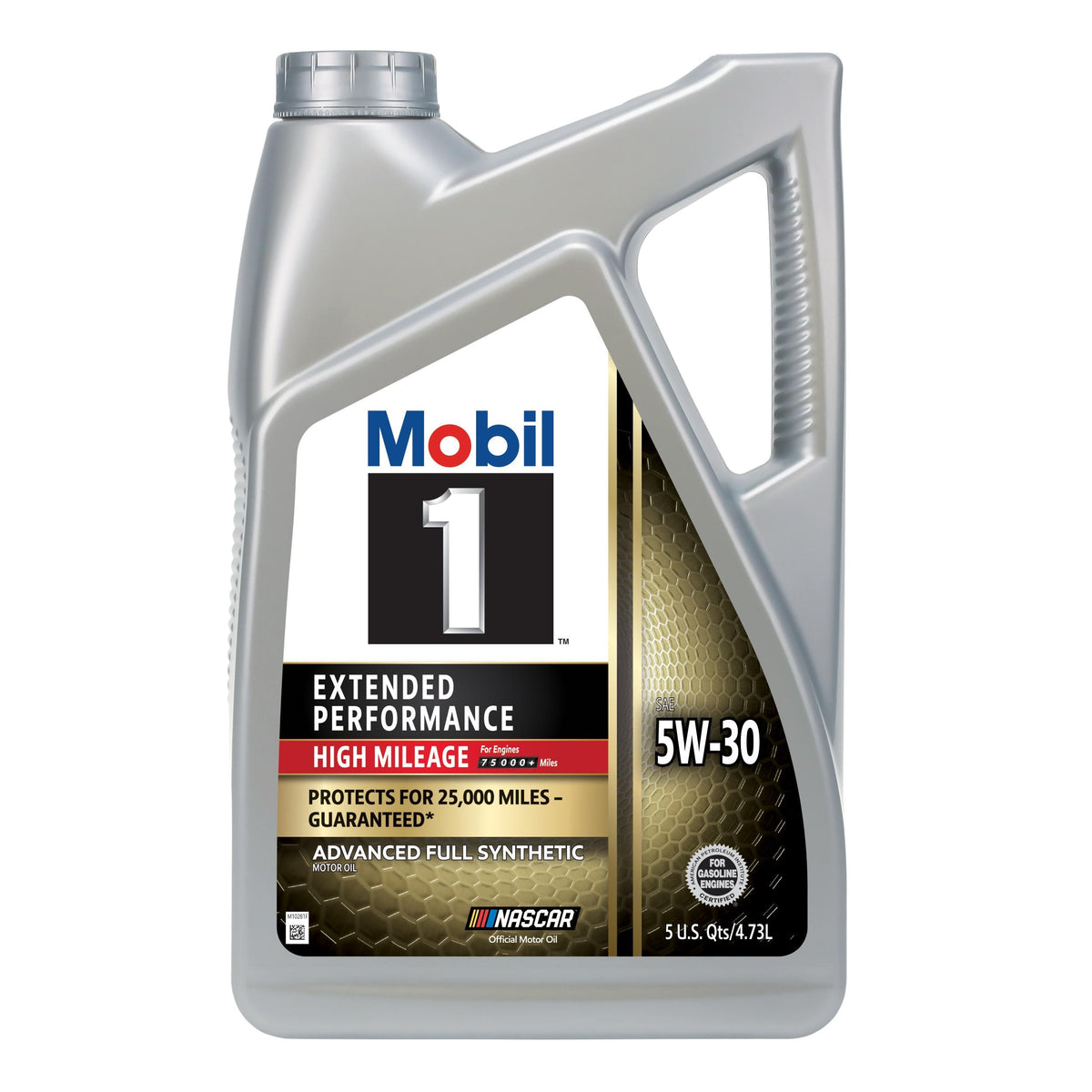 Mobil 1 Extended Performance High Mileage Full Synthetic 5W-30 Motor Oil 5 Quart 123843