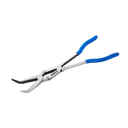 Angled Pliers with Anti-Slip Grip for Tight Spaces