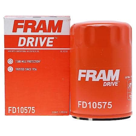 Spin-on Oil Filter: Ideal for Conventional Oil, Protection up to 7,500 miles