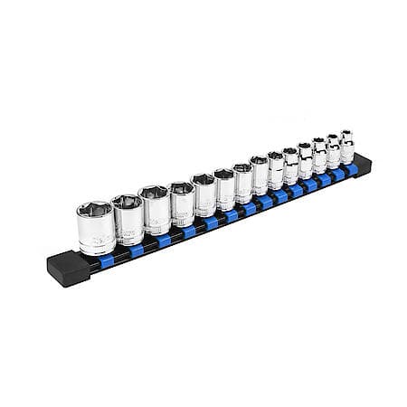 3/8" Drive 6-Point Socket Set, Metric, 14-Piece