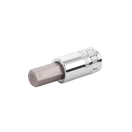 3/8" Drive Hex Bit Socket - 10mm, S2 Steel, Chrome Finish