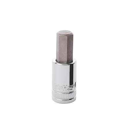 3/8" Drive Hex Bit Socket - 10mm, S2 Steel, Chrome Finish
