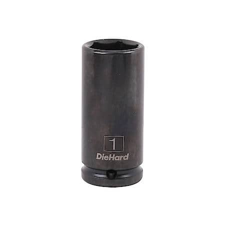 1/2" Drive 6-Point Deep Impact Socket, 1"