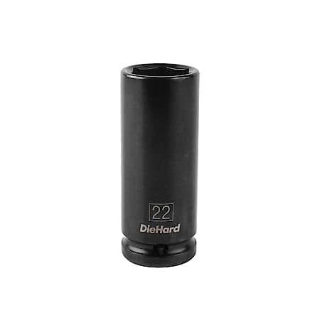 1/2" Drive 6-Point Deep Impact Socket, 22mm