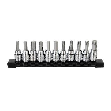 3/8 in. Drive Brake Caliper Bit Socket Set: SAE & Metric Coverage, 11┬┐Piece