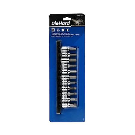 3/8 in. Drive Brake Caliper Bit Socket Set: SAE & Metric Coverage, 11┬┐Piece