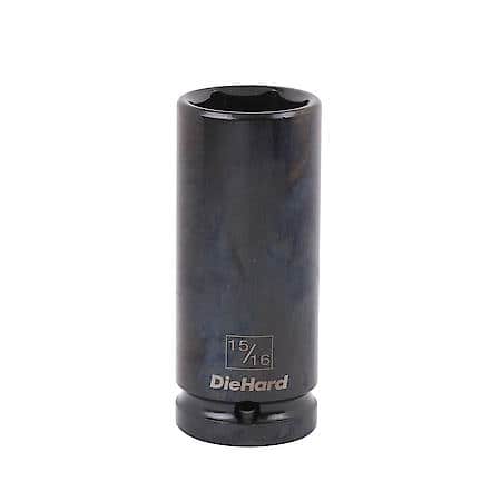 1/2" Drive 6-Point Deep Impact Socket, 15/16"