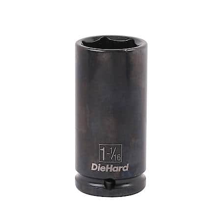 1/2" Drive 6-Point Deep Impact Socket, 1-1/16"
