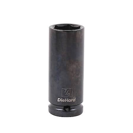 1/2" Drive 6-Point Deep Impact Socket, 7/8"