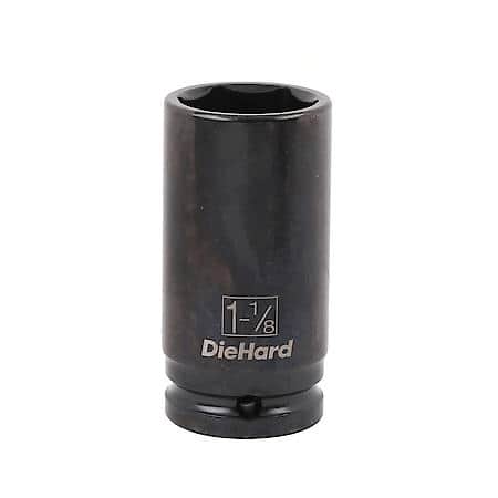 1/2" Drive 6-Point Deep Impact Socket, 1-1/8"