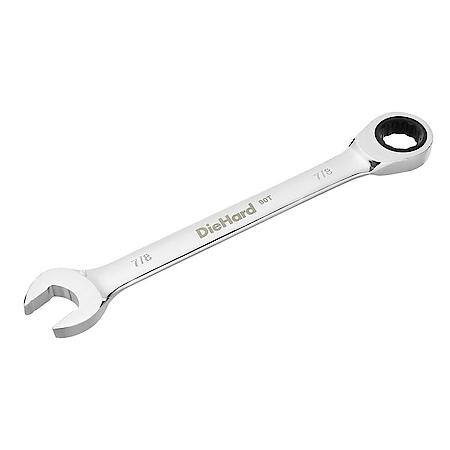 7/8 in. Ratcheting Wrench: 90┬┐Tooth Design for Tight Spaces