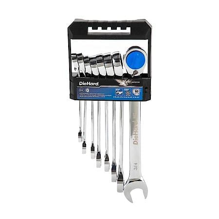 Reversible Ratcheting Wrench Set, SAE, 8-Pieces