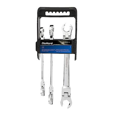 3-Piece Flex Head Flare Nut Wrench Set, SAE