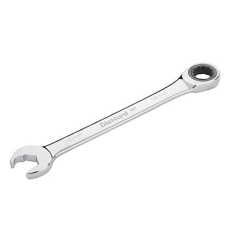 DieHard 19mm Ratcheting Wrench for Precise Work