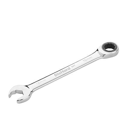 DieHard 16mm Ratcheting Wrench with 4 Degree Sweep