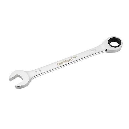 3/4 in. Ratcheting Wrench: 90┬┐Tooth Design for Tight Spaces