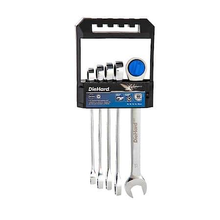 Metric Ratcheting Wrench Set for Precise Work, 5-Pieces