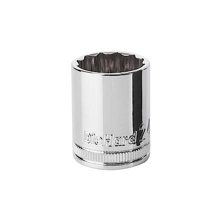 Durable 1/2" Drive 12-Point 24mm Socket with Off-Corner Loading