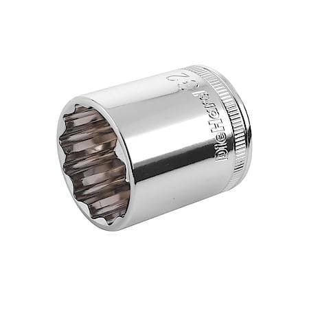 Durable 1/2" Drive 12-Point 32mm Socket with Off-Corner Loading